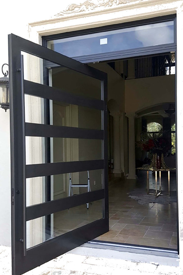 Custom Iron Door Pros Aria Iron Prehung Front Entry Doors Wayfair Canada